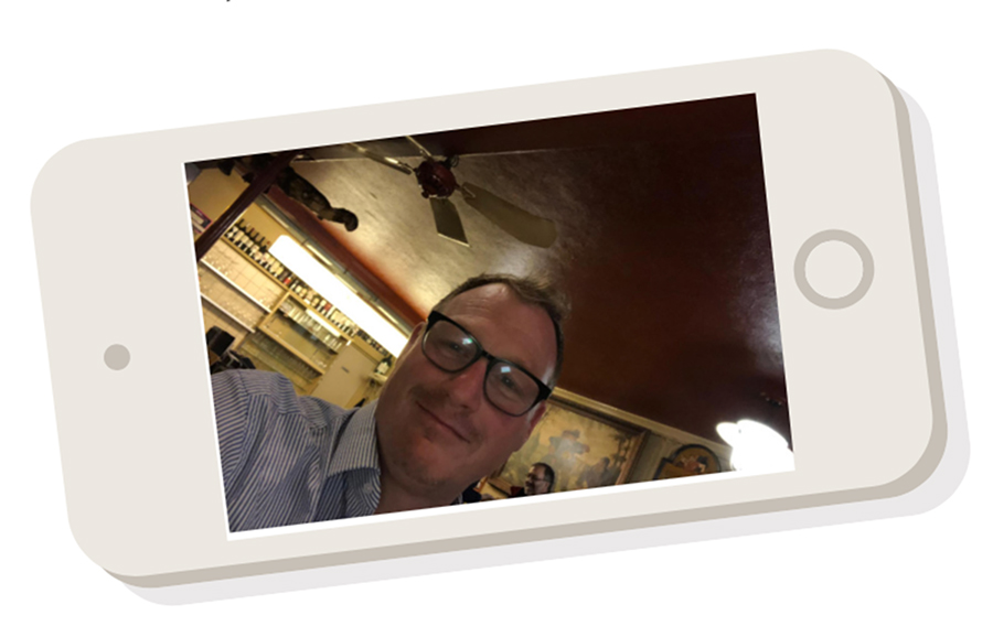 Auf einen Kaffe mit Gerhard Fehr.